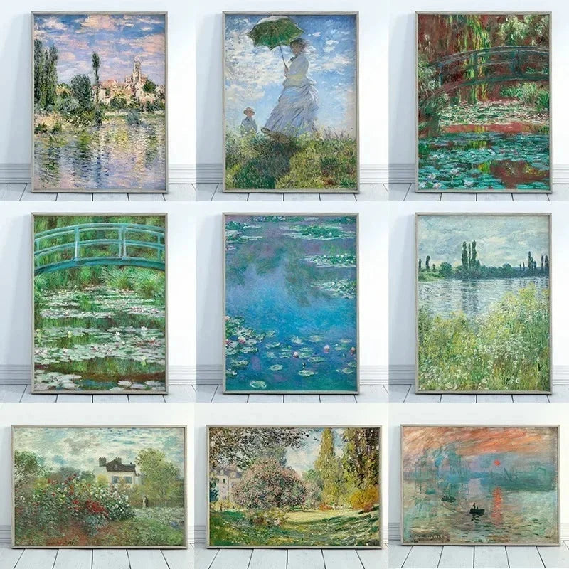 Monet Abstract Landscape Art