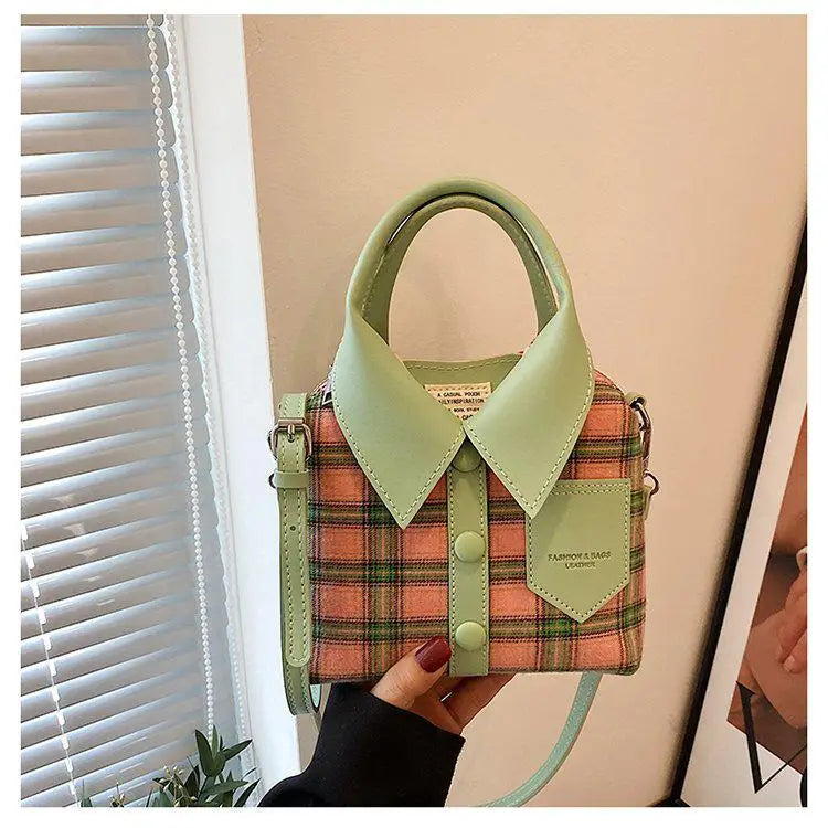 Fake Shirt Style Cross Bags