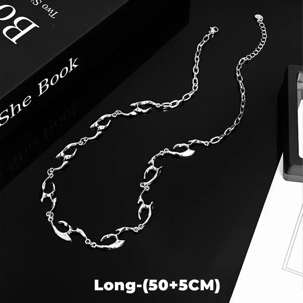 Cyperpunk Titanium Steel Necklace