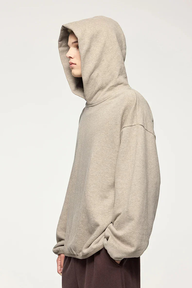 Comfy Solid Color Autumn Hoodie