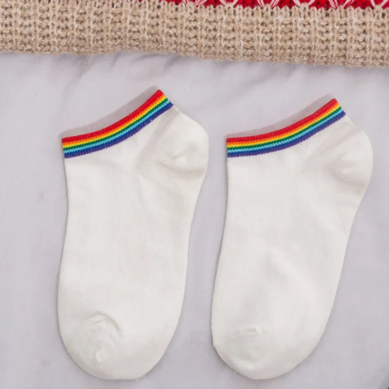 Striped Boat Rainbow Socks