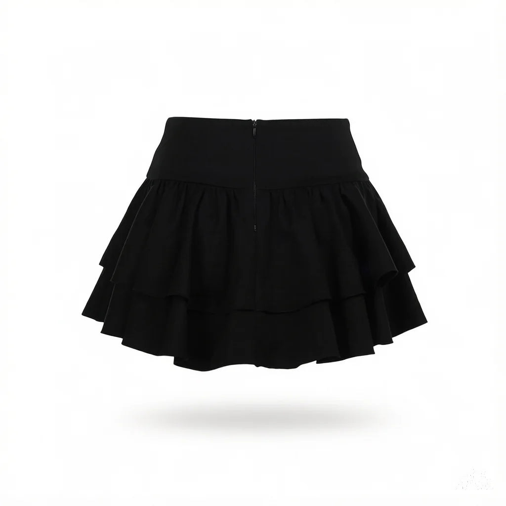 Y2K Goth Corset Mini Skirt