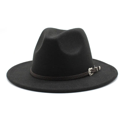 Buckle Band Fedora Hat