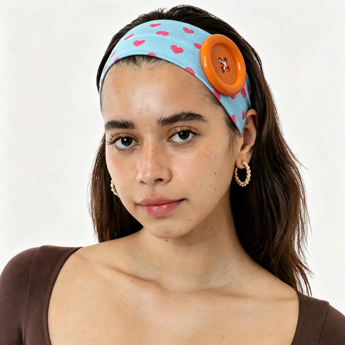 Kawaii Button Headband