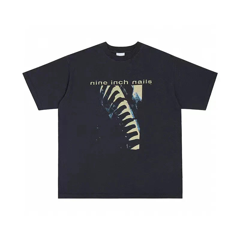 Retro Oversized Nine Inch Nails T-Shirt