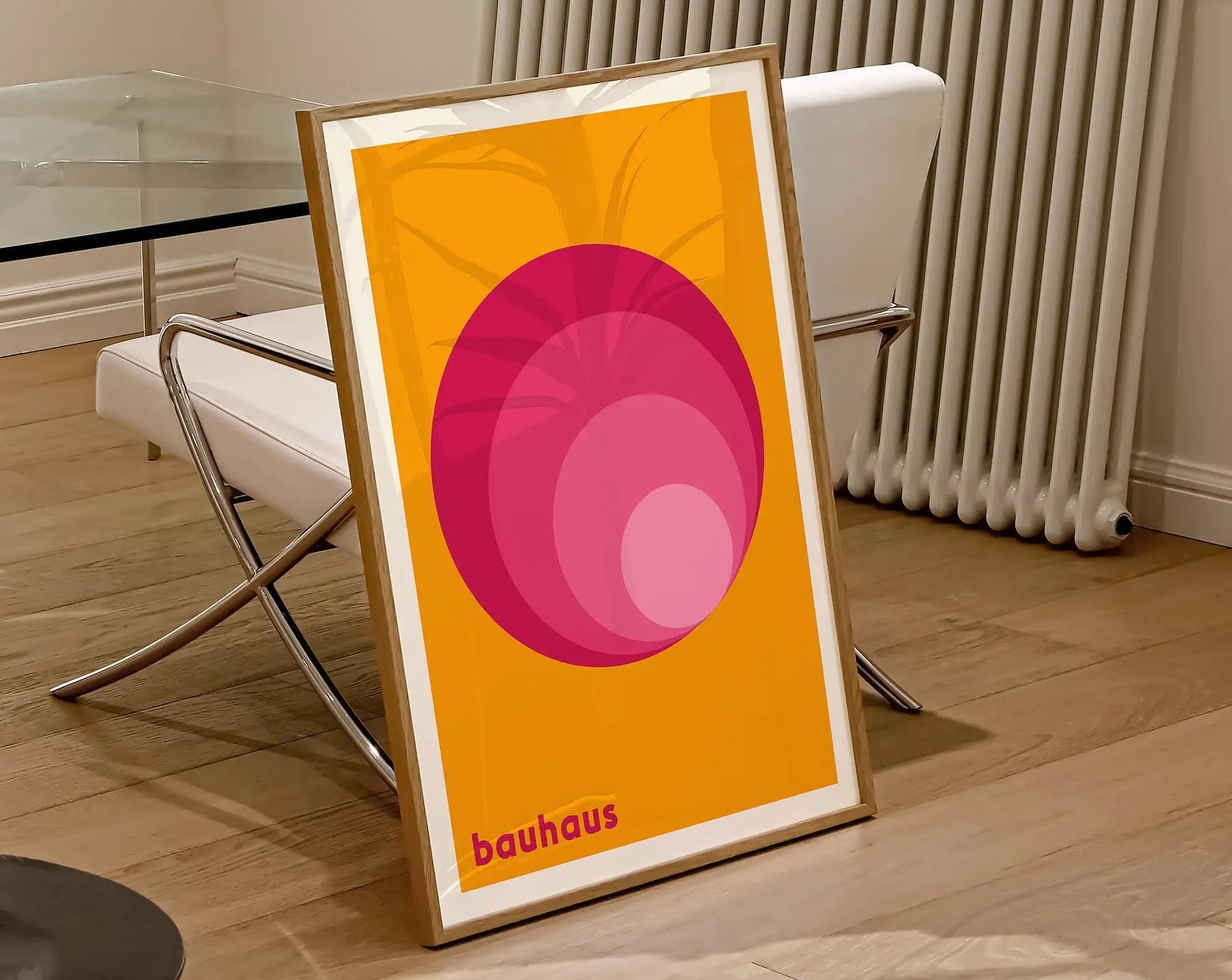 Modernist Geometric Canvas Poster
