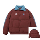 Chaqueta acolchada ligera a rayas para invierno
