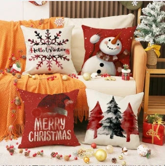 Vintage Christmas Pillow Covers