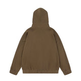 Y2K  High Collar Zip-up Hoodie