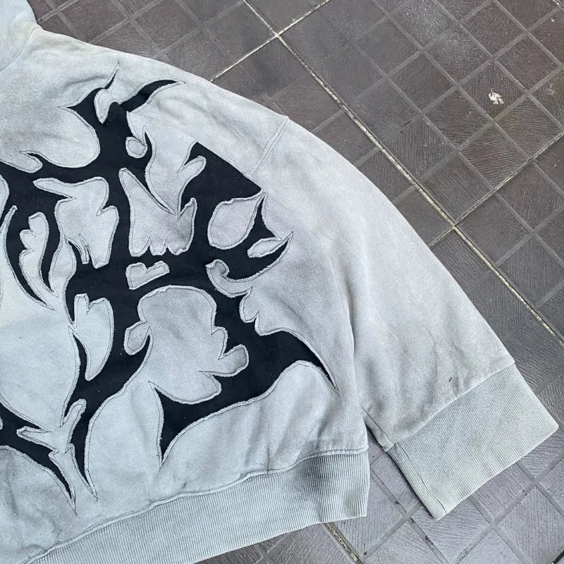 Vintage Gothic Oversized Hoodie