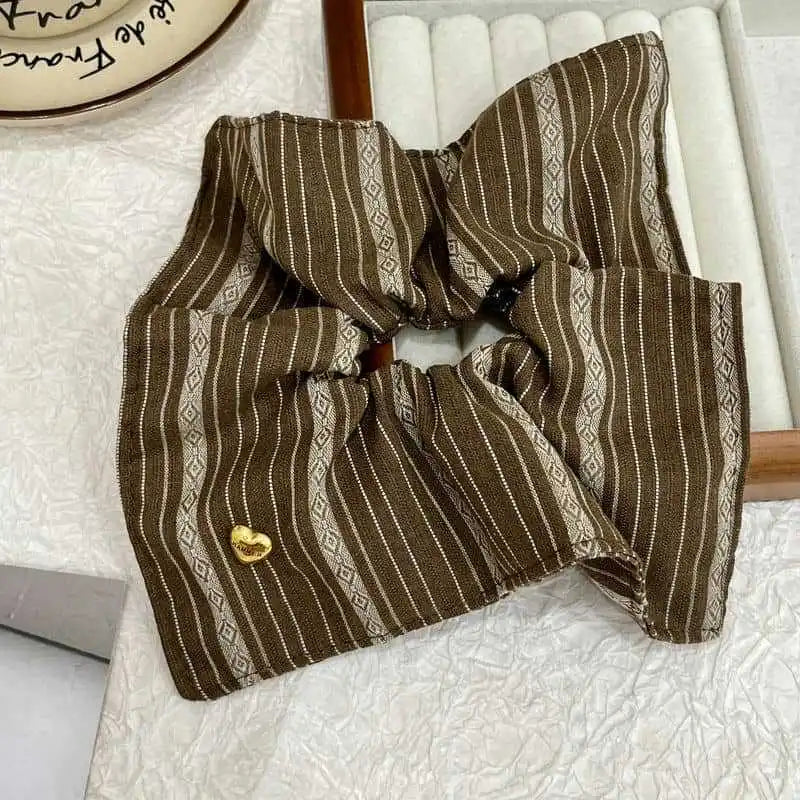 Retro Striped Square Headband