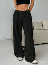 Low Rise Elastic Waist Pants