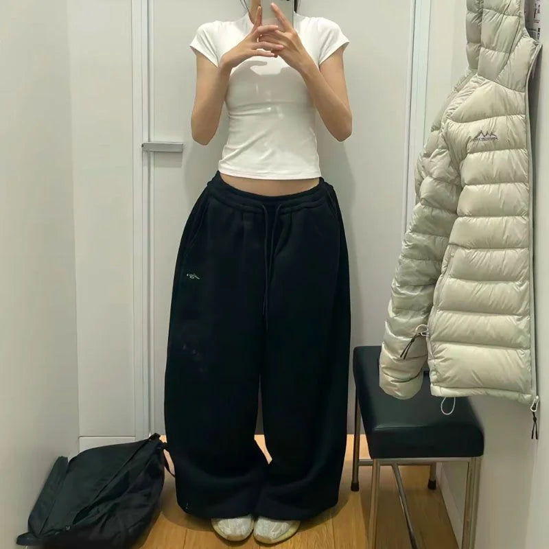 Lazy Wide Leg Sweatpants