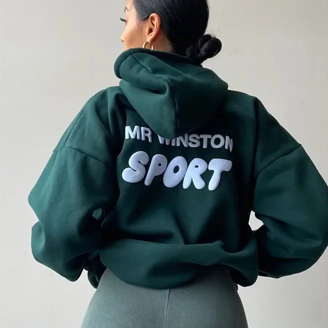 Chamois Leather Oversize Hoodie