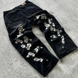 Cherry Blossom Straight Leg Jeans