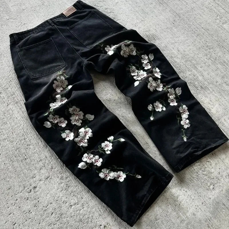 Cherry Blossom Straight Leg Jeans