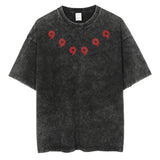 Retro Washed Dotted Graphic T-Shirt
