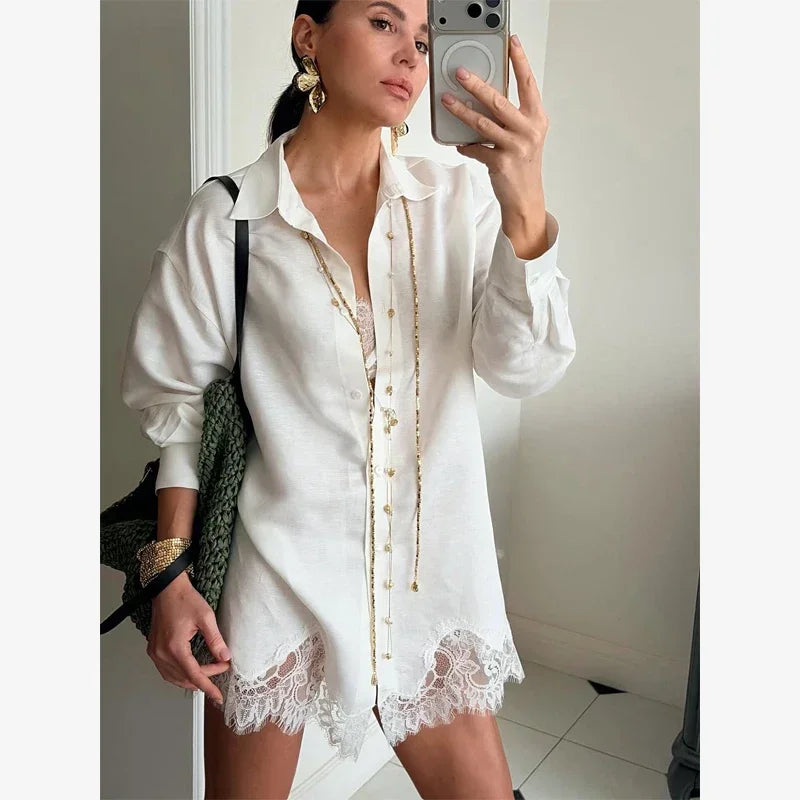 Conjunto de Blusa Corta y Pantalones Cortos a Rayas