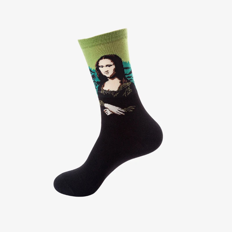 Classic Famous Art Cotton Socks