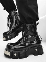 Cyberpunk Platform Thick Sole Boots