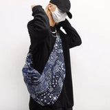 Vintage Print Patchwork Cross Bags