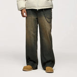Cowboy Washed Faded Stretchable Jeans