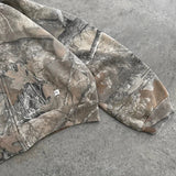 Oversized Camouflage Gothic Kapuzenjacke mit Reißverschluss