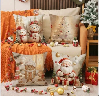 Vintage Christmas Pillow Covers