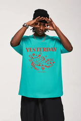 Gestern Cat Print T-Shirt