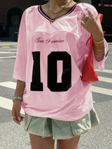 No.10 Athletic V-Neck T-Shirt