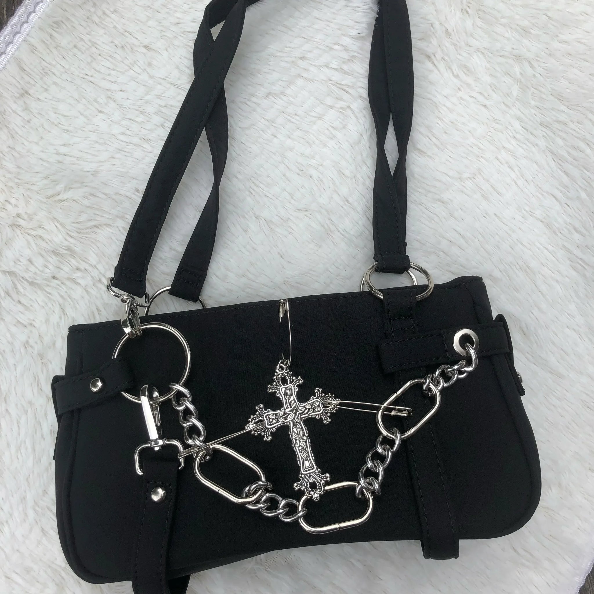 Y2k Aesthetic Cross Chain Bags
