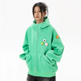Sudadera cómoda con cremallera para otoño