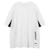 Color Block Patchwork Oversized T-Shirt