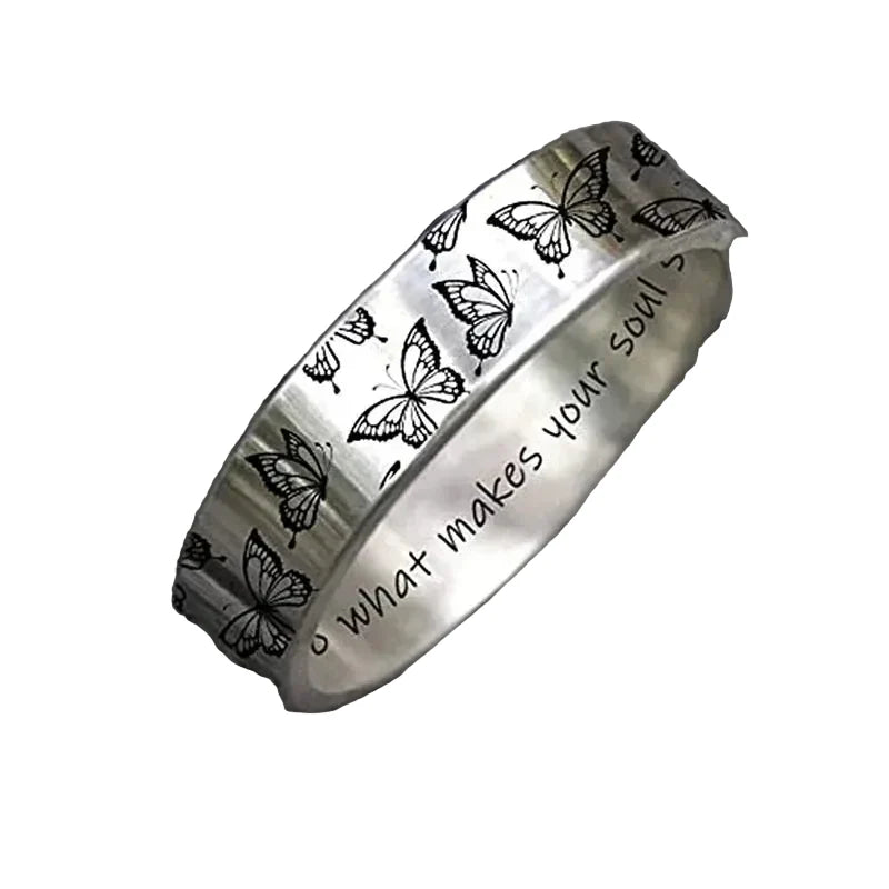 Vintage-Seelenfalter-Ring