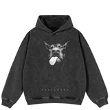 Funny Doberman Graphic Oversized Hoodie