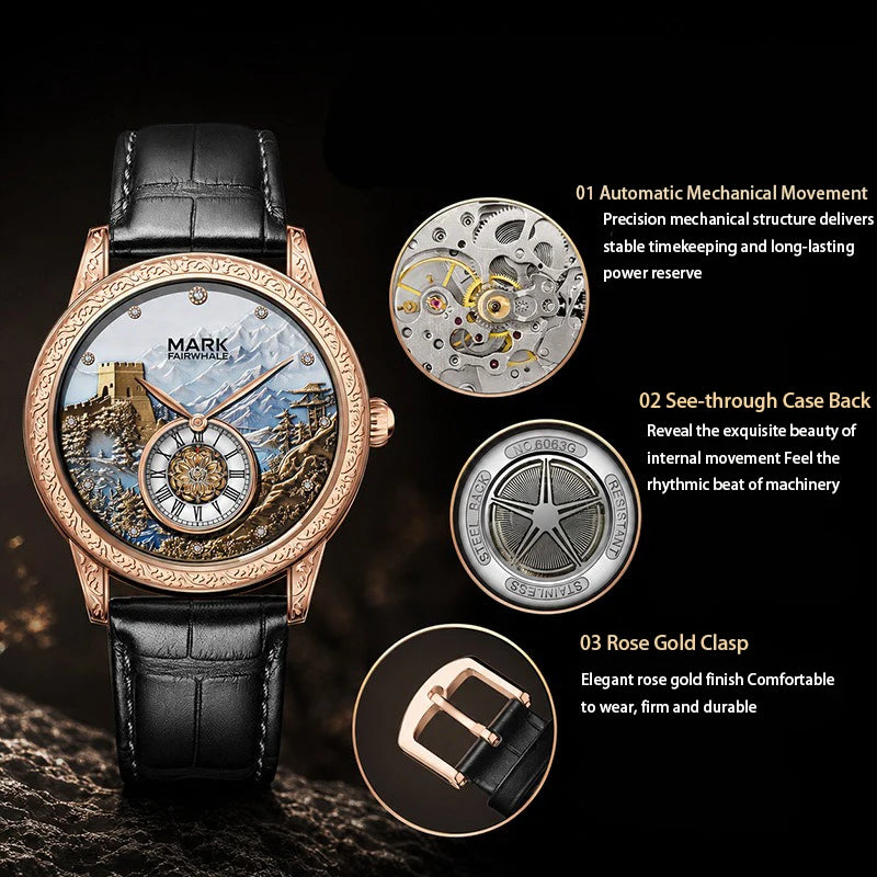 Men's Automatic Great Wall Mechanical Watch