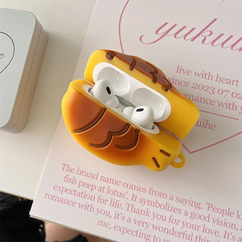 3D Funny Fish Accessories AirPods Cases