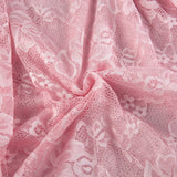 Pink Lace Mini Dress