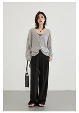 Corporate Girl Pleated Pants