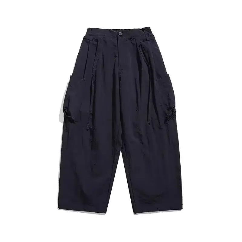 Japanese Wide-leg Retro Cargo Pants