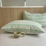 Cotton Pillowcase Colorful Stripe Pillow Case