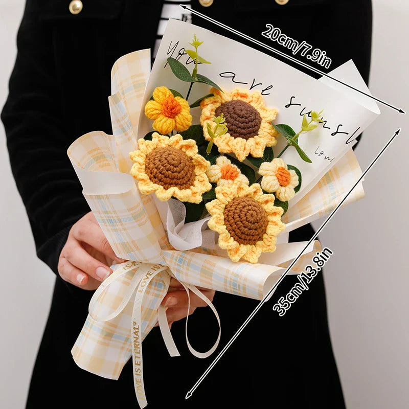 Wedding Bouquet Crochet Flowers