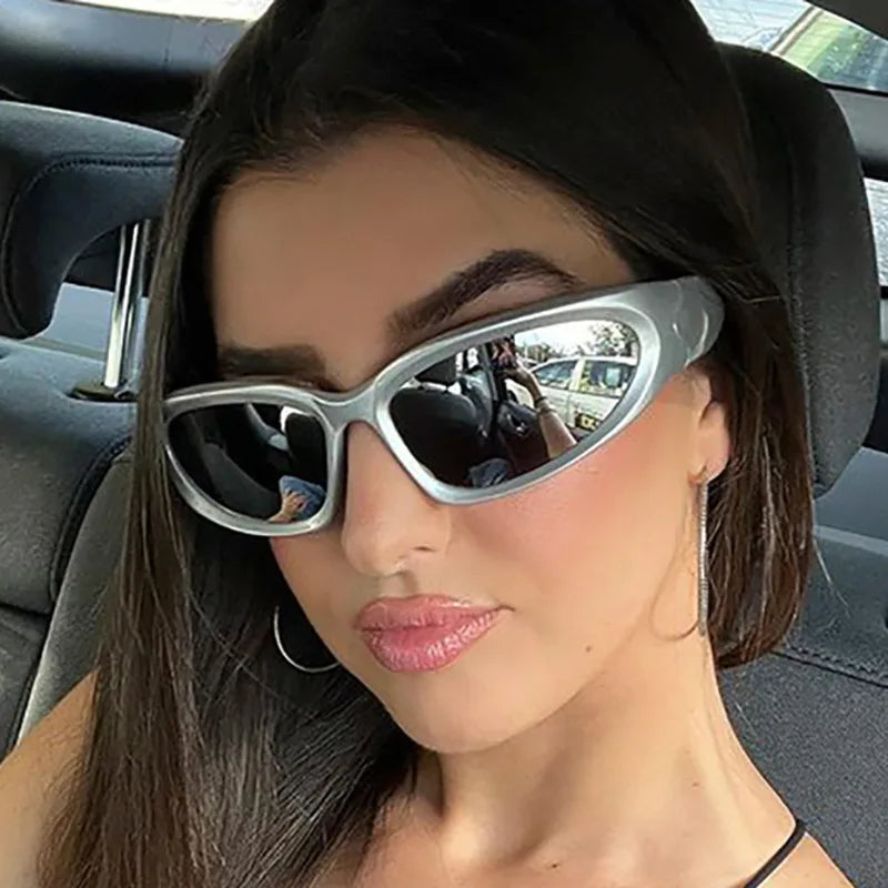 Y2K Square Goggle Sunglasses