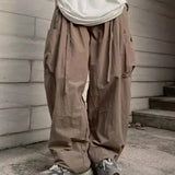 Japanese Wide-leg Retro Cargo Pants