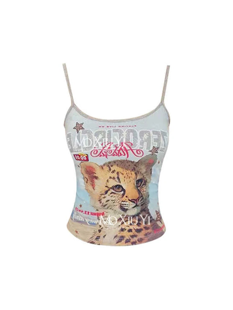 Tigger Print Halter Top