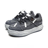 Retro Gray Street Sneakers