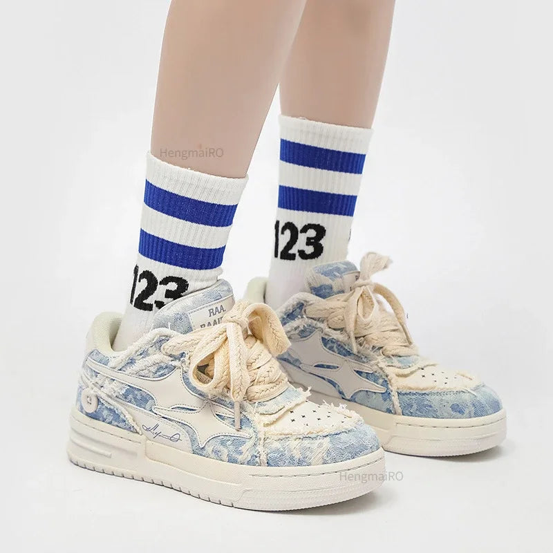 Retro Star Leather Sneakers