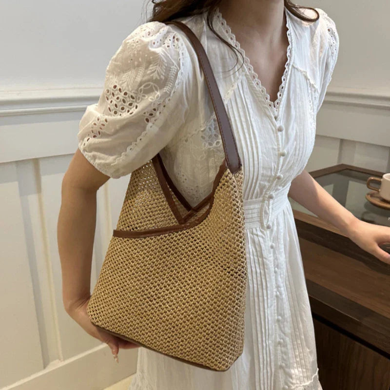 Woven Summer Shoulder Bag