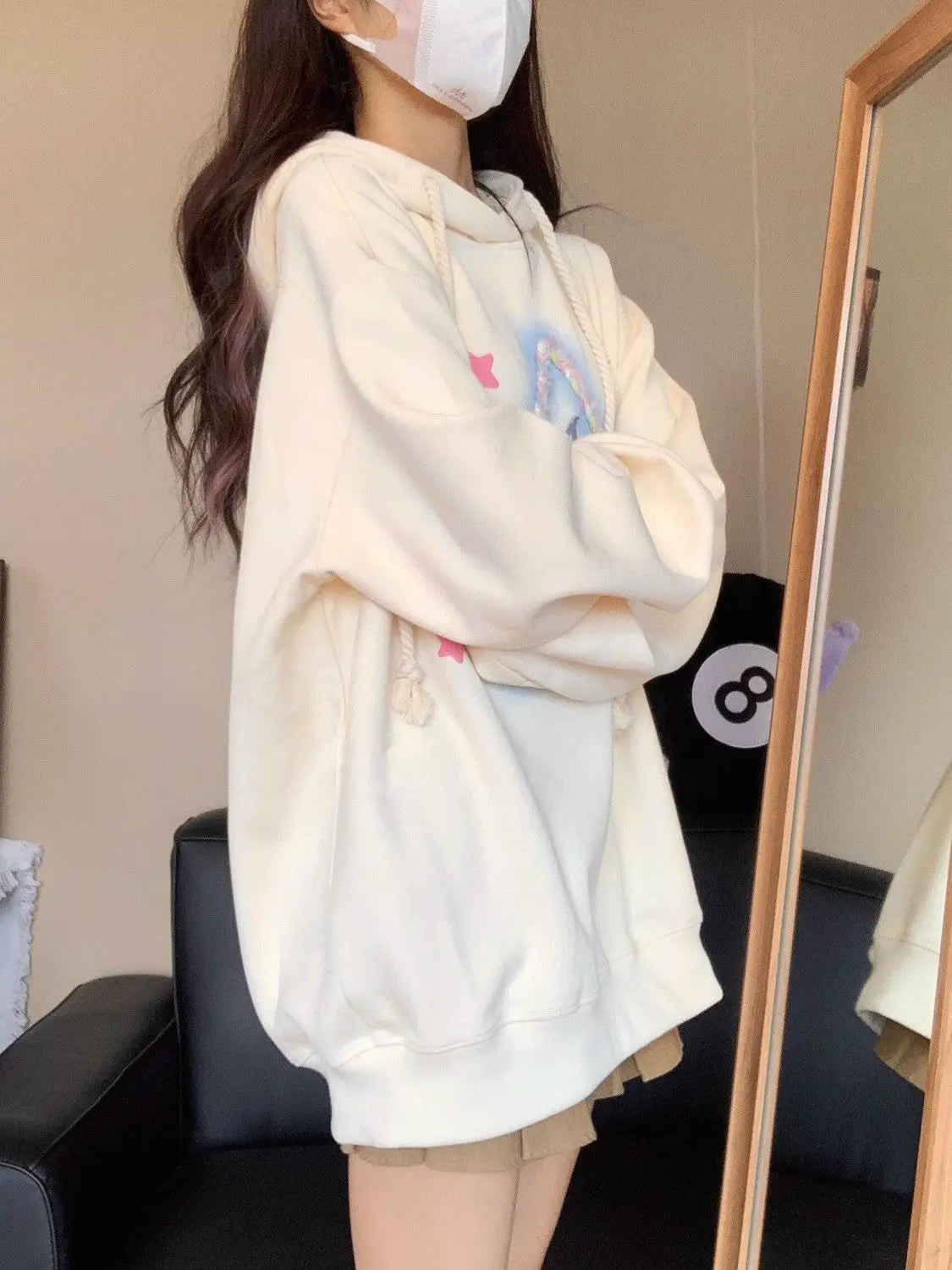 Cozy Star Patch Fleece Hoodie