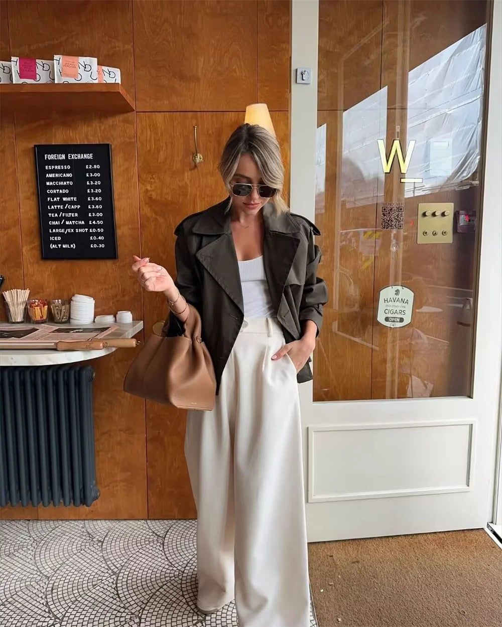 Old Money Double Breasted Long Sleeve Jacket